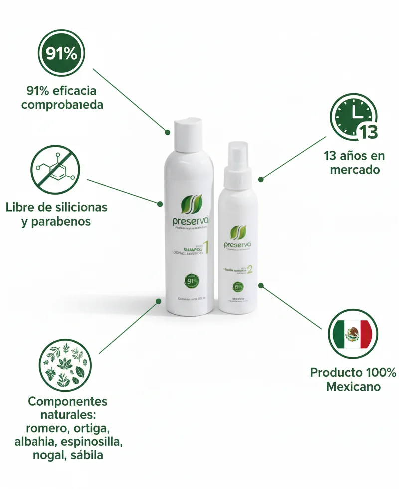 Preserva Kit Anticaída y Crecimiento del cabello
