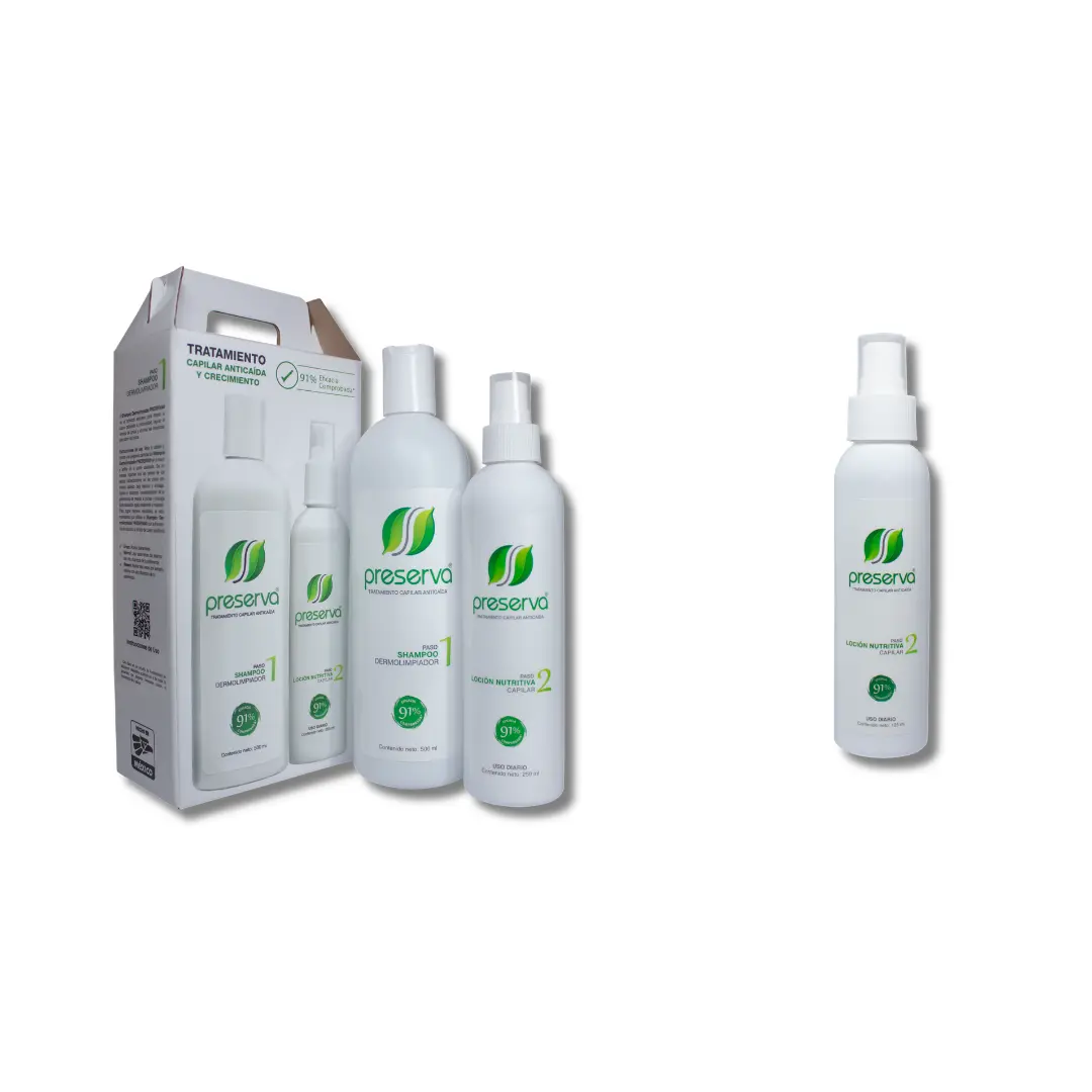 Kit de tres meses más loción de 125 ml